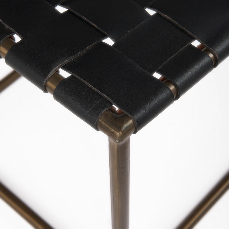 Clarissa Leather Woven Seat
