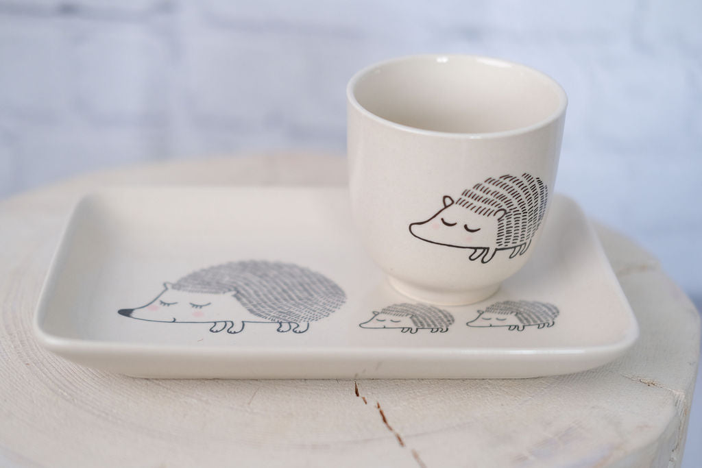 Ceramic Hedgehog Plate