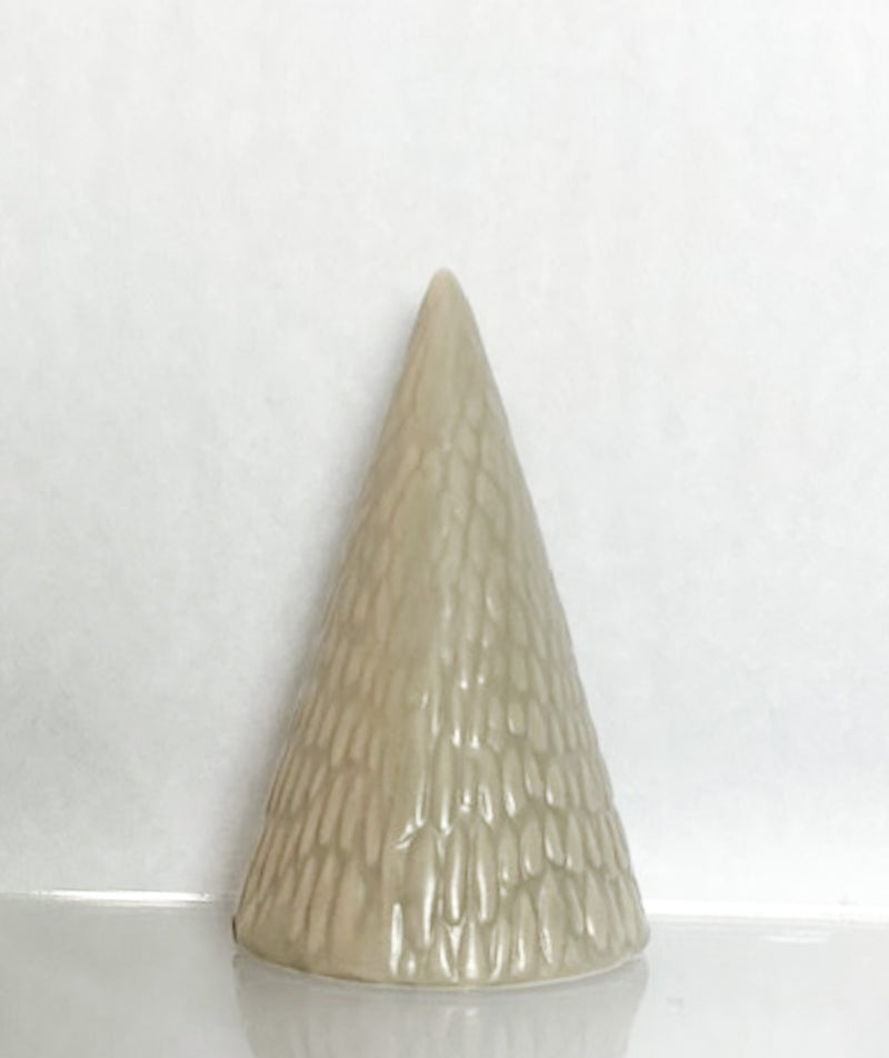 Stoneware Cone Tree - Matte Grey - 3 Sizes
